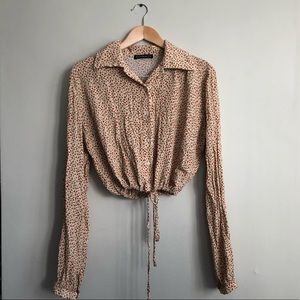 Brandy Melville floral blouse